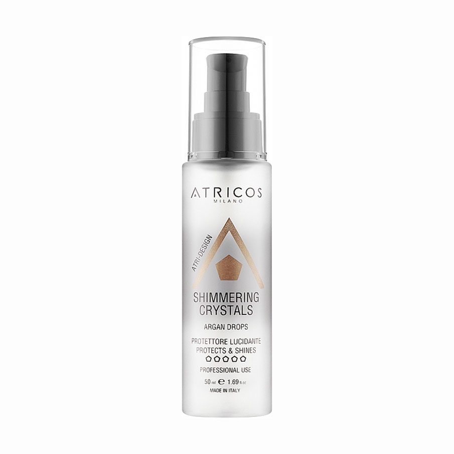 Рідкі кристали для волосся Atricos Milano Atri-Design  Shimmering Crystals для захисту та блиску, 50 мл
